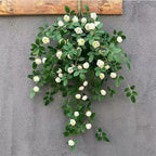 Rosas artificiales de 32" x 16" para bodas y eventos - Blanco