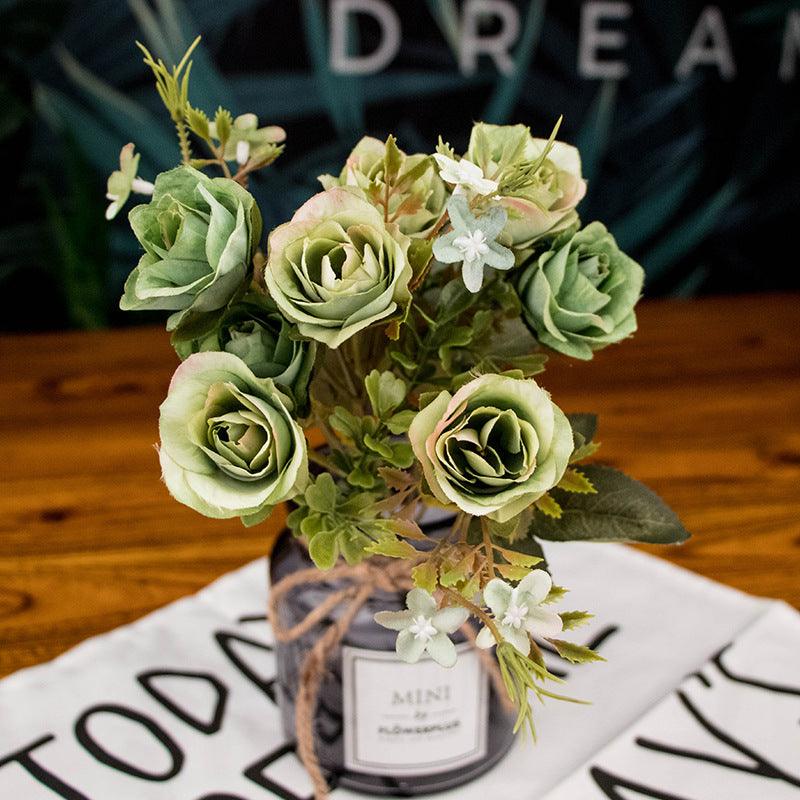 Rosas artificiales de 11.8" para bodas y eventos - Rojo
