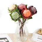 Flores artificiales de 18" para bodas y eventos - Naranja