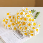 Narcisos artificiales de 16" 6 piezas para bodas y eventos
