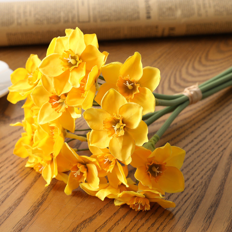 Narcisos artificiales de 16" 6 piezas para bodas y eventos