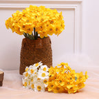 Narcisos artificiales de 16" 6 piezas para bodas y eventos