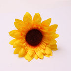 Girasoles artificiales de 2" x 2" 12 piezas para bodas y eventos