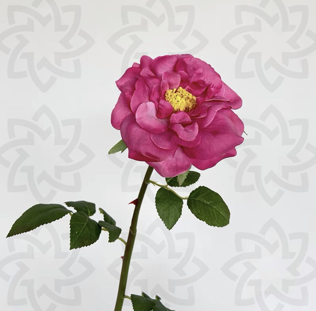 Rosas artificiales con tacto real de 19.6" para bodas y eventos
