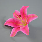 Rosas artificiales con tacto real de 6" x 6" 10 piezas para bodas y eventos - Rosa