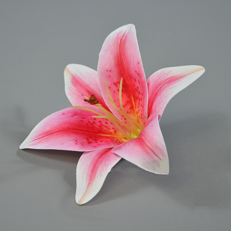 Rosas artificiales con tacto real de 6" x 6" 10 piezas para bodas y eventos - Amarillo