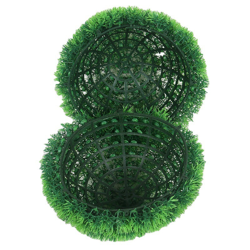 Césped ornamental artificial con resistencia a los rayos UV para jardín, balcón y terraza - Verde 7"