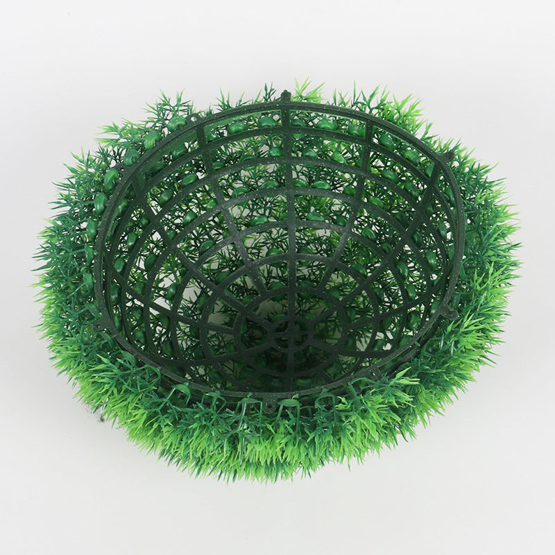 Césped ornamental artificial con resistencia a los rayos UV para jardín, balcón y terraza - Verde 11"