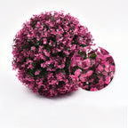 Boj artificial con resistencia a los rayos UV para jardín, balcón y terraza - Fucsia 18.9”