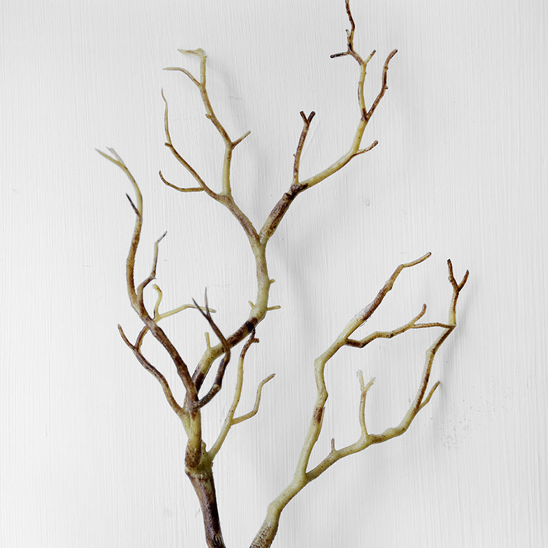 Ramas artificiales de 13" x 7" para jardín, balcón y terraza - Dorado
