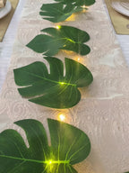 Hojas de palmera artificiales de 79" para decoración del hogar, eventos y escaparates