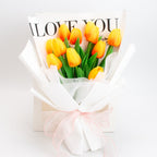 Tulipanes artificiales con tacto real de 14" x 9" para bodas y eventos