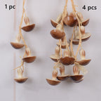 Calabazas artificiales de 20" x 10" para decoración de interiores - 1 pc Mushroom