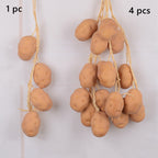 Calabazas artificiales de 20" x 10" para decoración de interiores - 1 pc Pumpkin