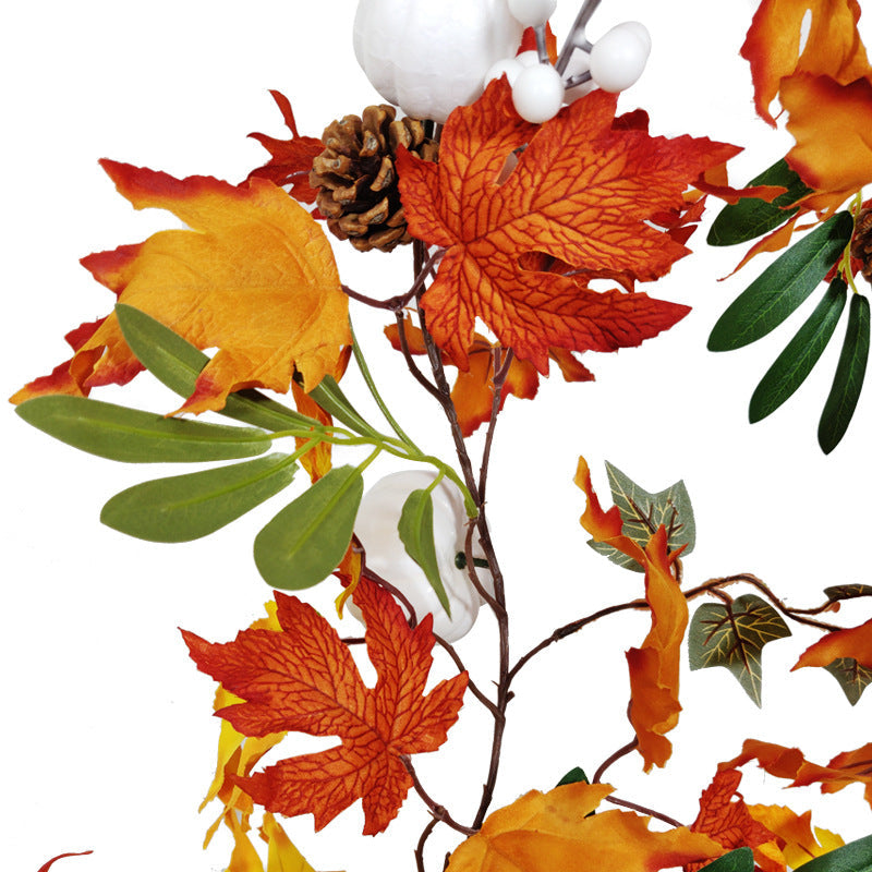 Calabazas artificiales para decoración de otoño