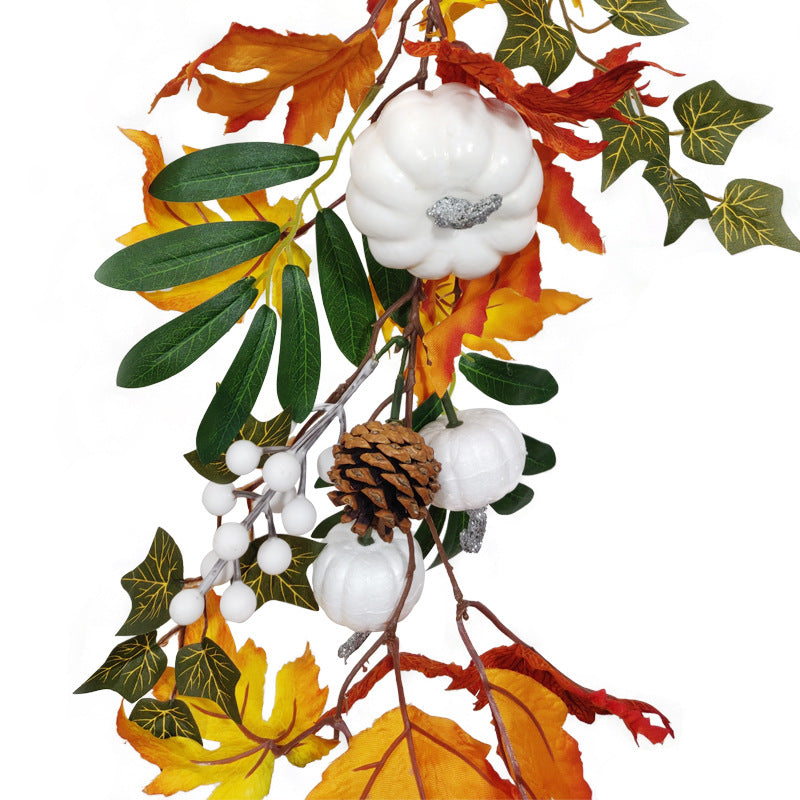 Calabazas artificiales para decoración de otoño