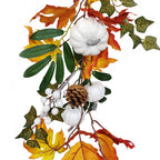 Calabazas artificiales para decoración de otoño