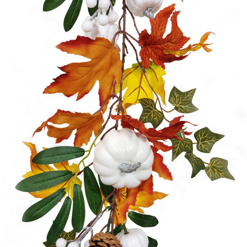 Calabazas artificiales para decoración de otoño