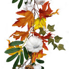 Calabazas artificiales para decoración de otoño