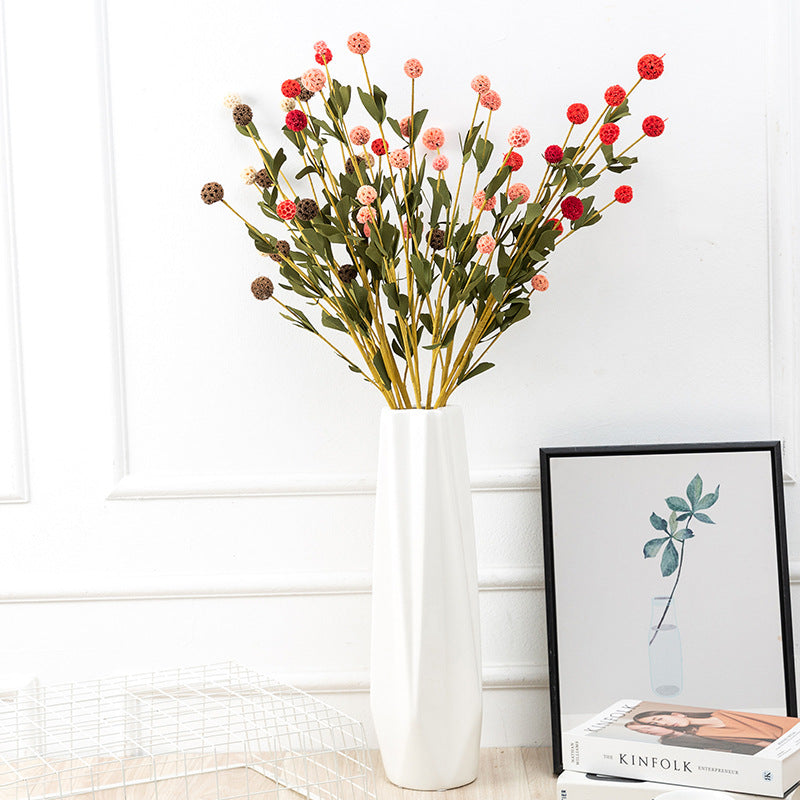 Flores artificiales de 31" para bodas y eventos - Blanco