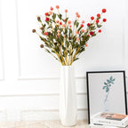 Flores artificiales de 31" para bodas y eventos - Blanco