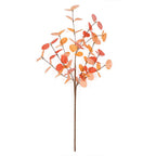 Eucalipto artificial de 24" x 12" 5 piezas para bodas y eventos - Naranja/amarillo