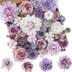 Rosas artificiales para bodas y eventos - Champán/rosa