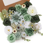 Rosas artificiales para bodas y eventos