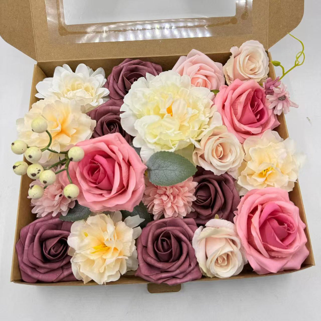 Rosas artificiales para bodas y eventos