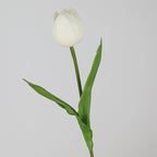 Tulipanes artificiales con tacto real de 19" para bodas y eventos - Rosa