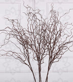 Tallos artificiales de 47" 3 piezas para bodas y eventos - Dark marrón