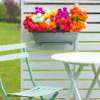 Hortensias artificiales con resistencia a los rayos UV de 13" x 8" para jardín, balcón y terraza - Amarillo