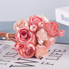 Ranúnculos artificiales de 12" x 5" para bodas y eventos