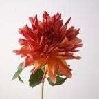 Dalias artificiales con resistencia a los rayos UV con tacto real de 23.6" para jardín, balcón y terraza