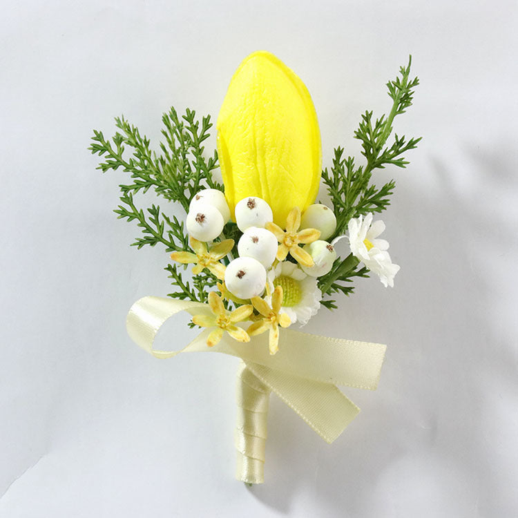 Calas artificiales de 6" x 5" para bodas y eventos - D/boutonniere
