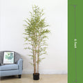Planta artificial con resistencia a los rayos UV para jardín, balcón y terraza - Verde