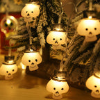 Flores artificiales de 118" x 10" para bodas y eventos - Skull with hat