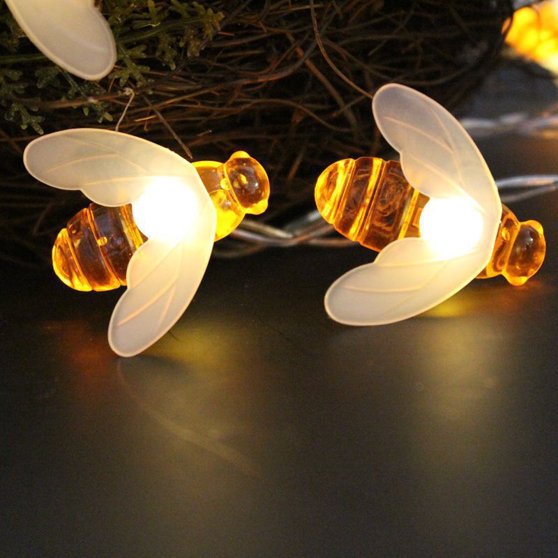 Decoración artificial con resistencia a los rayos UV para jardín, balcón y terraza - 7 m/22.9 ft Blanco cálido lights