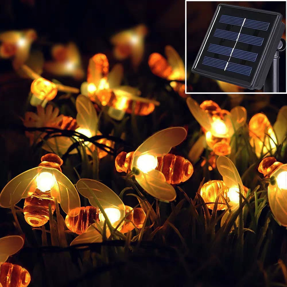 Decoración artificial con resistencia a los rayos UV para jardín, balcón y terraza - 5 m/16.4 ft Blanco cálido lights