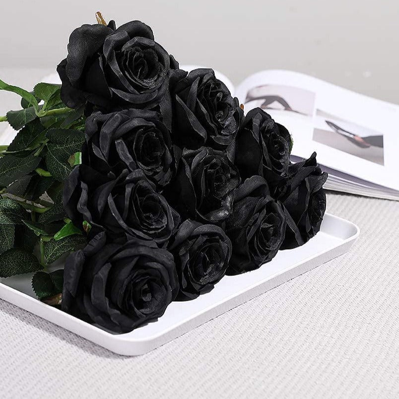 Rosas artificiales de 20" x 10" 10 piezas para bodas y eventos