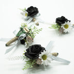 Rosas artificiales para jardín, balcón y terraza