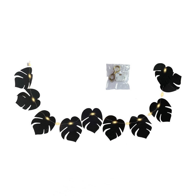 Hojas de monstera artificiales con resistencia a los rayos UV para jardín, balcón y terraza - 3 10+1 piezas