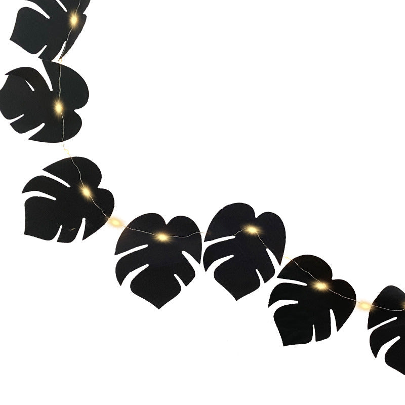 Hojas de monstera artificiales con resistencia a los rayos UV para jardín, balcón y terraza - 1 10+1 piezas