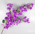 Bugambilias artificiales de 47" para bodas y eventos - Morado