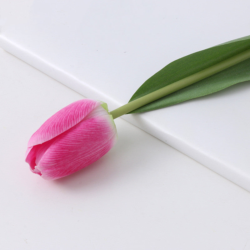 Tulipanes artificiales con tacto real de 18.8" para bodas y eventos