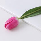 Tulipanes artificiales con tacto real de 18.8" para bodas y eventos