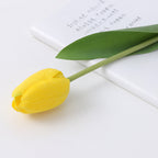 Tulipanes artificiales con tacto real de 18.8" para bodas y eventos