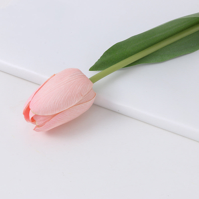 Tulipanes artificiales con tacto real de 18.8" para bodas y eventos