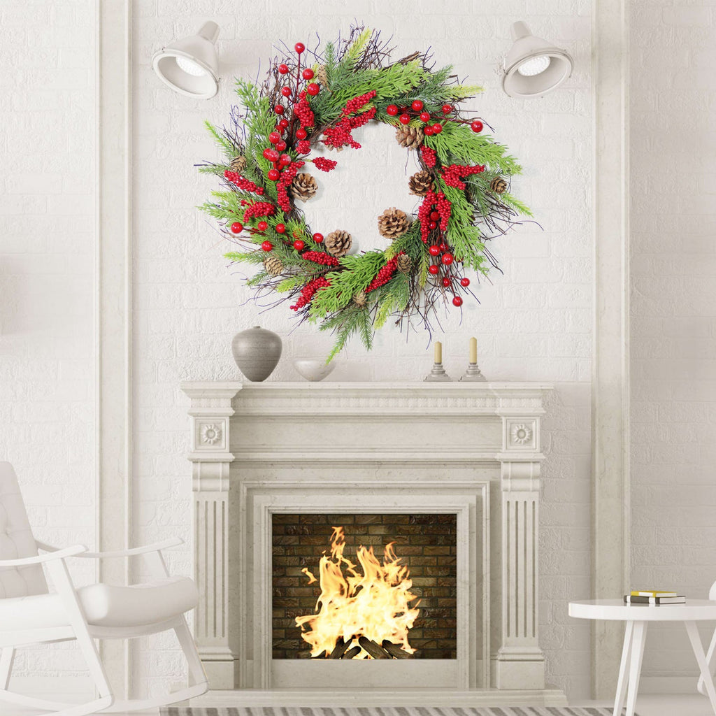 Bayas artificiales de 16" para decoración de interiores