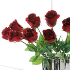Rosas artificiales de 18" para bodas y eventos - Rosa claro/lilac/crema